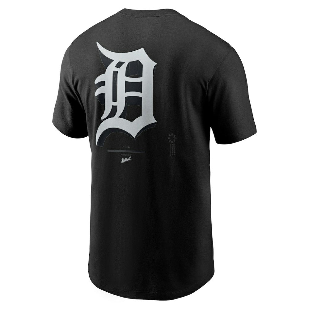 Detroit Tigers Nike  Bar Loading T-Shirt - Black - Nike Discount