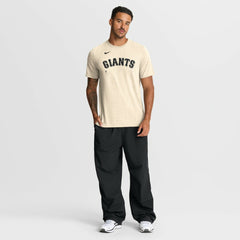San Francisco Giants Nike Wordmark Tri-Blend T-Shirt - Natural - Nike Sale
