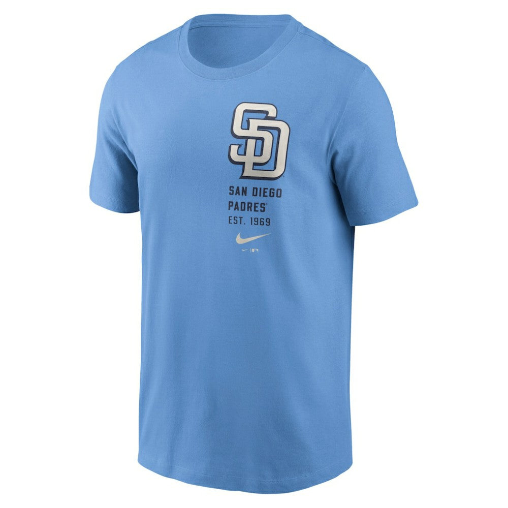 San Diego Padres Nike Record Shattered T-Shirt - Light Blue - Nike Sale