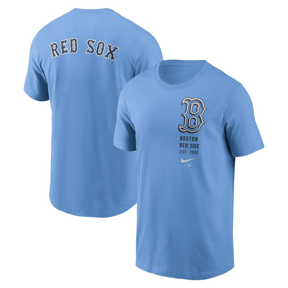 Boston Red Sox Nike Record Shattered T-Shirt - Light Blue - Nike Sale