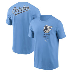 Baltimore Orioles Nike Record Shattered T-Shirt - Light Blue - Nike Lifestyle