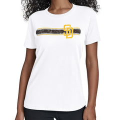 San Diego Padres Starter Women's Team Stripe T-Shirt - White - MLB Online