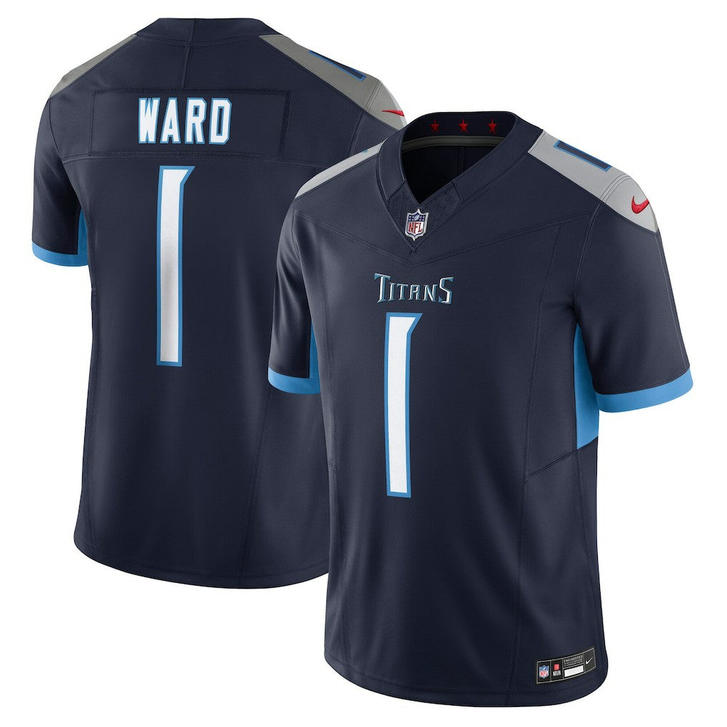 Nike Cameron Ward Tennessee Titans Alternate Limited Jersey Navy