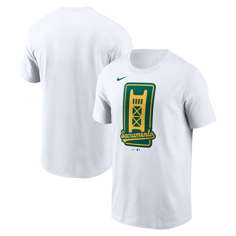 Athletics Nike Script T-Shirt - White - Nike Discount