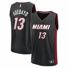 Bam Adebayo Miami Heat Youth Fast Break Replica Player Jersey Black Icon Edition | Fanatics Lifestyle