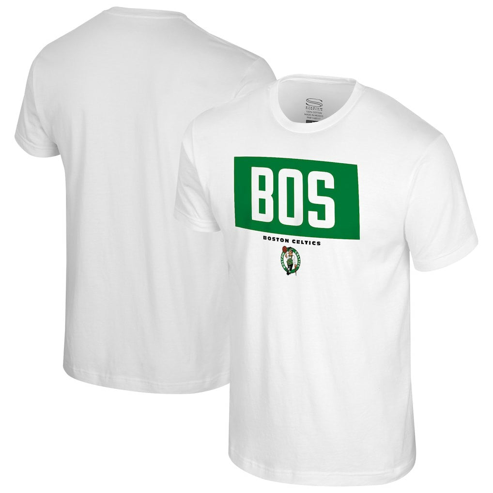 Boston Celtics Stadium Essentials Crossbar T-Shirt White