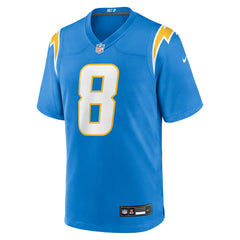 Nike Omarion Hampton Los Angeles Chargers Team Game Jersey Powder Blue