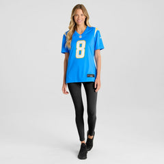 Nike Omarion Hampton Los Angeles Chargers Women's Team Game Jersey Powder Blue