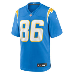 Nike Oronde Gadsden Los Angeles Chargers Team Game Jersey Powder Blue