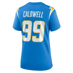Nike Jamaree Caldwell Los Angeles Chargers Women's Team Game Jersey Powder Blue