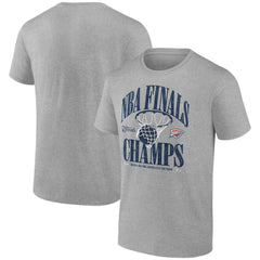Oklahoma City Thunder 2025 NBA Finals Champions Fade Away Retro T-Shirt Steel | Fanatics discount