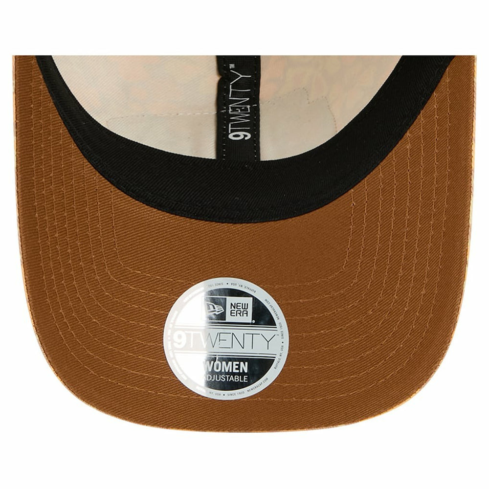 Kansas City Chiefs New Era Women's Floral 9TWENTY Adjustable Hat Tan