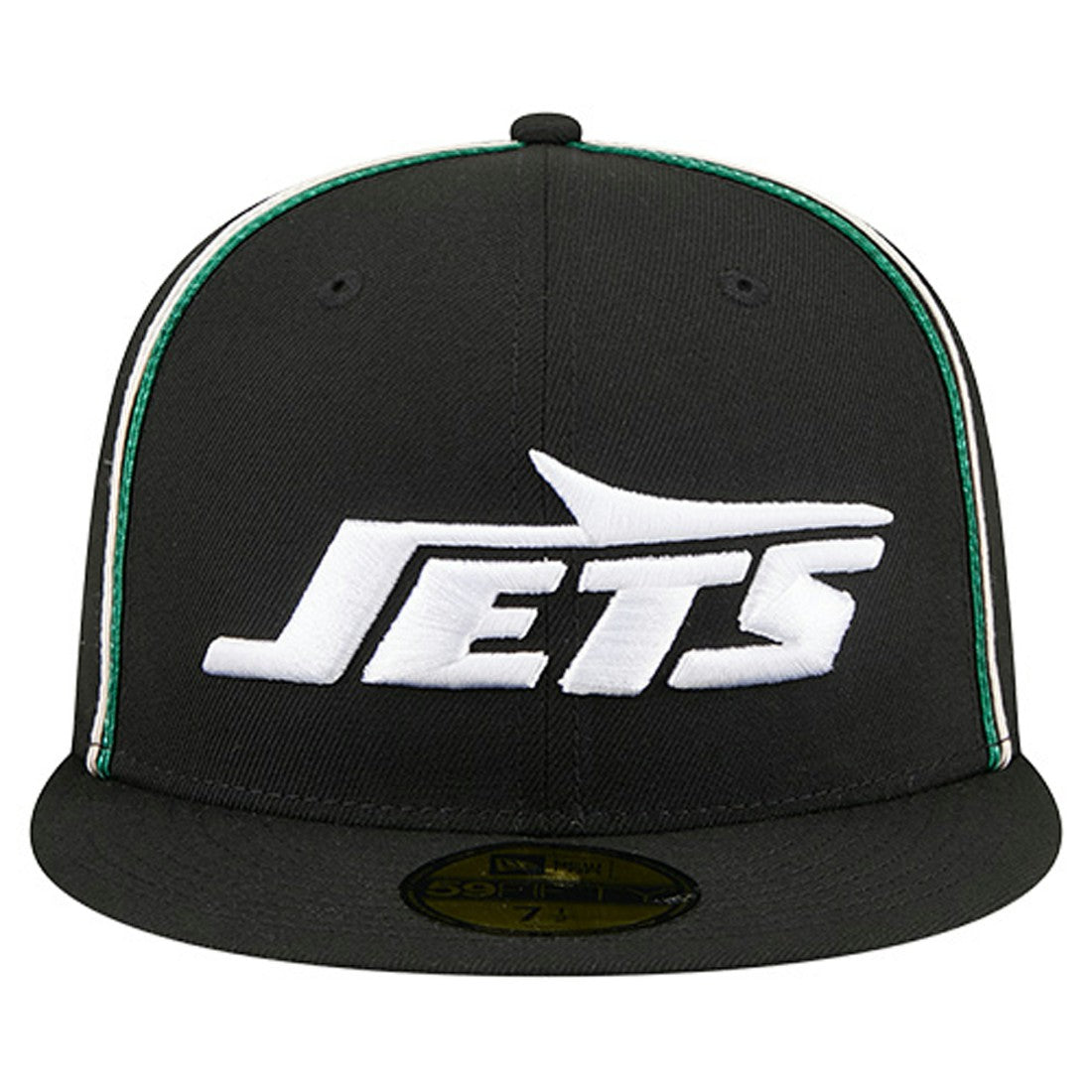 New York Jets New Era Soutache 59FIFTY Fitted Hat Black