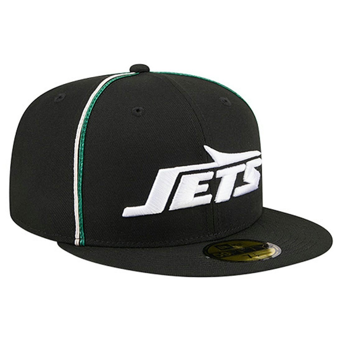 New York Jets New Era Soutache 59FIFTY Fitted Hat Black