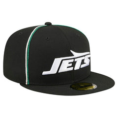 New York Jets New Era Soutache 59FIFTY Fitted Hat Black