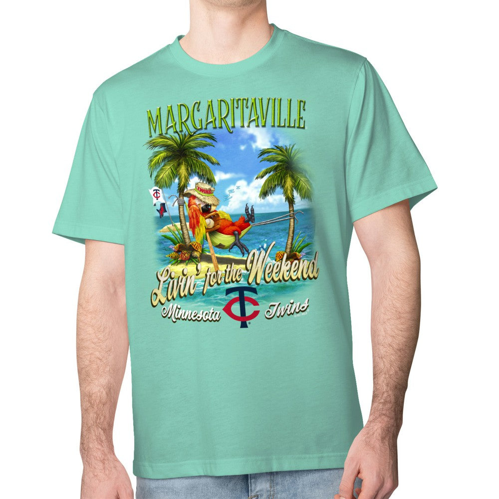 Minnesota Twins Margaritaville Livin' for the Weekend T-Shirt - Mint - MLB Online