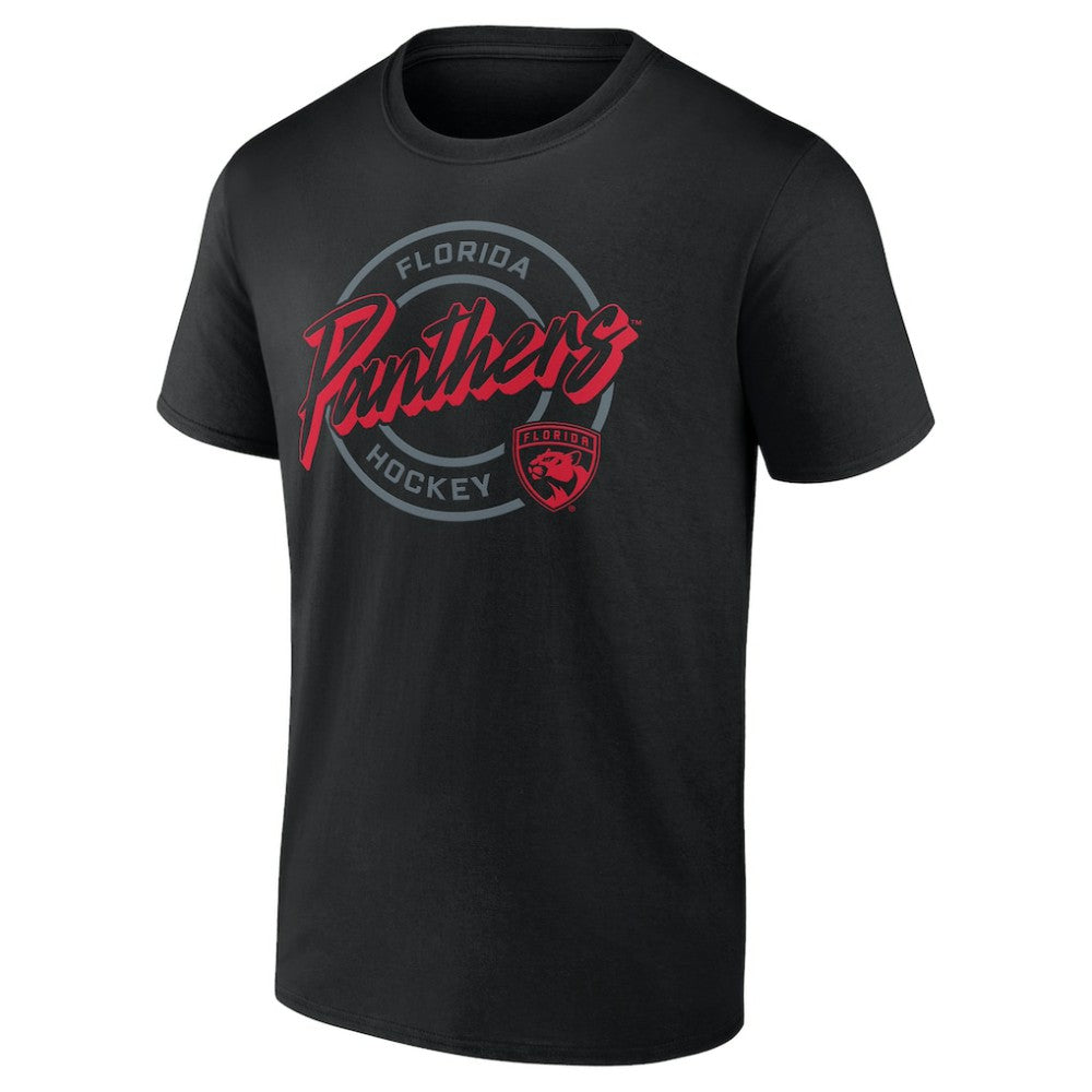 Florida Panthers Colorblock Puck T-Shirt - Black - NHL 203143851