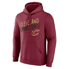 Cleveland Cavaliers Hustle Custom Pullover Hoodie Wine