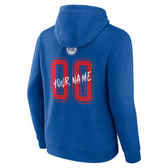 Detroit Pistons Hustle Custom Pullover Hoodie Blue