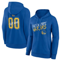 Golden State Warriors Women's Hustle Custom Pullover Hoodie Royal