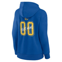 Golden State Warriors Women's Hustle Custom Pullover Hoodie Royal