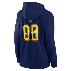 Indiana Pacers Women's Hustle Custom Pullover Hoodie Navy