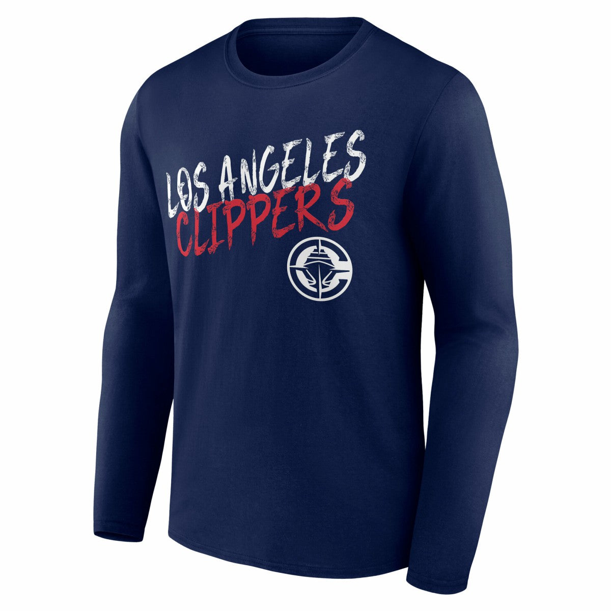 LA Clippers Hustle Custom Long Sleeve T-Shirt Navy