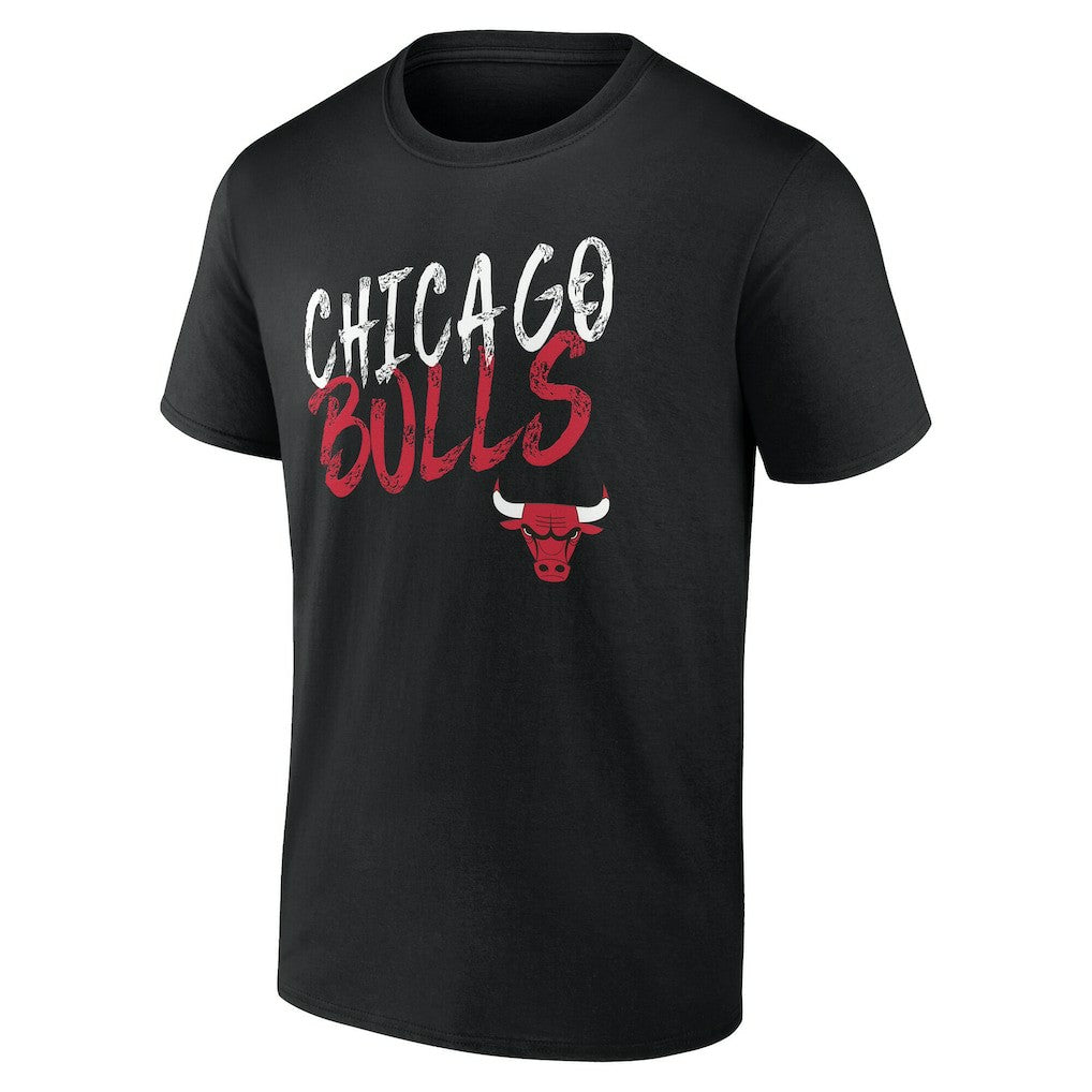 Chicago Bulls Hustle Custom T-Shirt Black