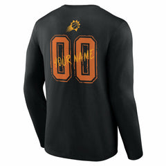 Phoenix Suns Hustle Custom Long Sleeve T-Shirt Black