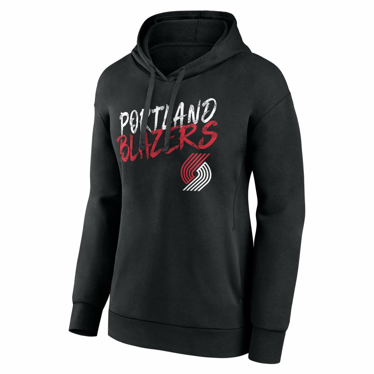 Portland Trail Blazers Women's Hustle Custom Pullover Hoodie Black