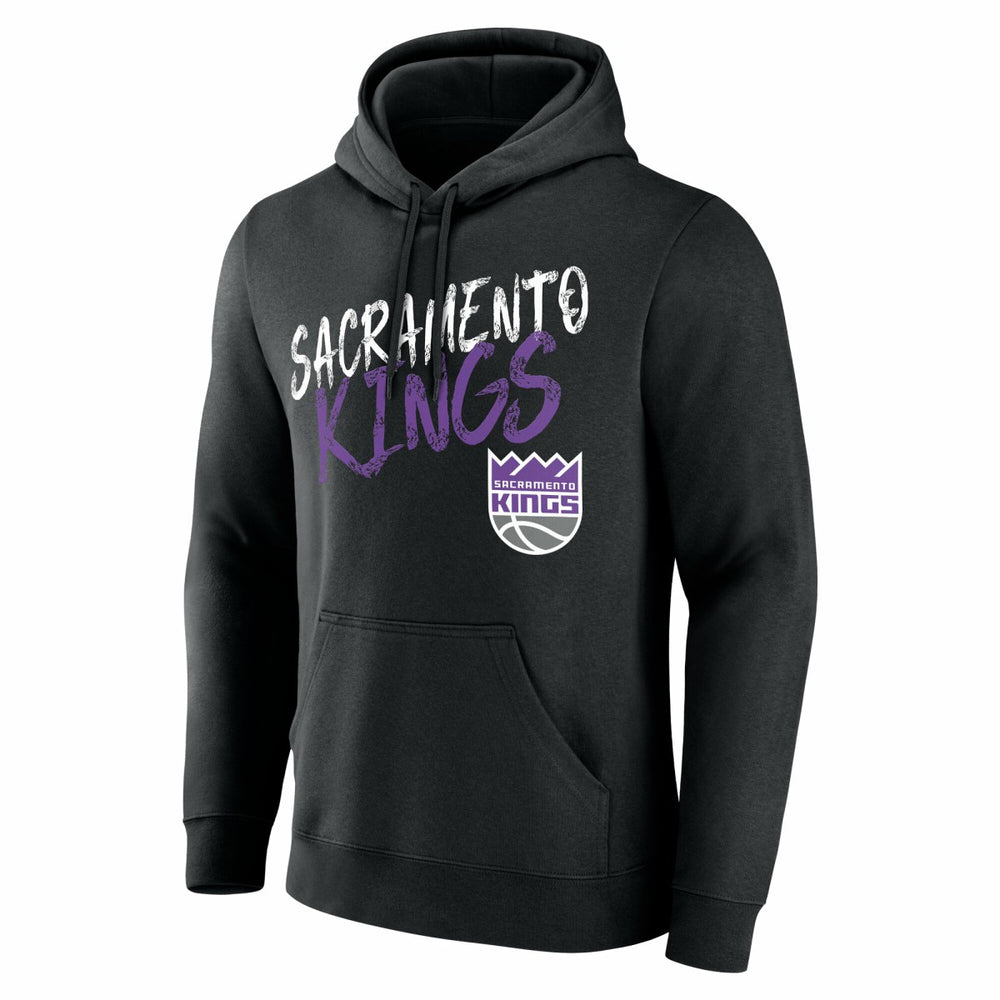 Sacramento Kings Hustle Custom Pullover Hoodie Black