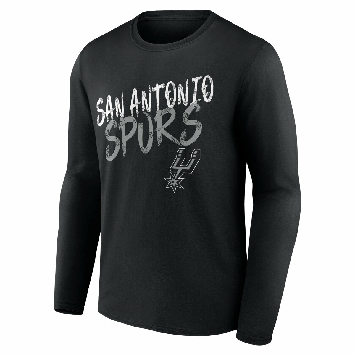 San Antonio Spurs Hustle Custom Long Sleeve T-Shirt Black