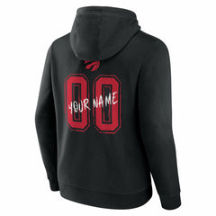 Toronto Raptors Hustle Custom Pullover Hoodie Black