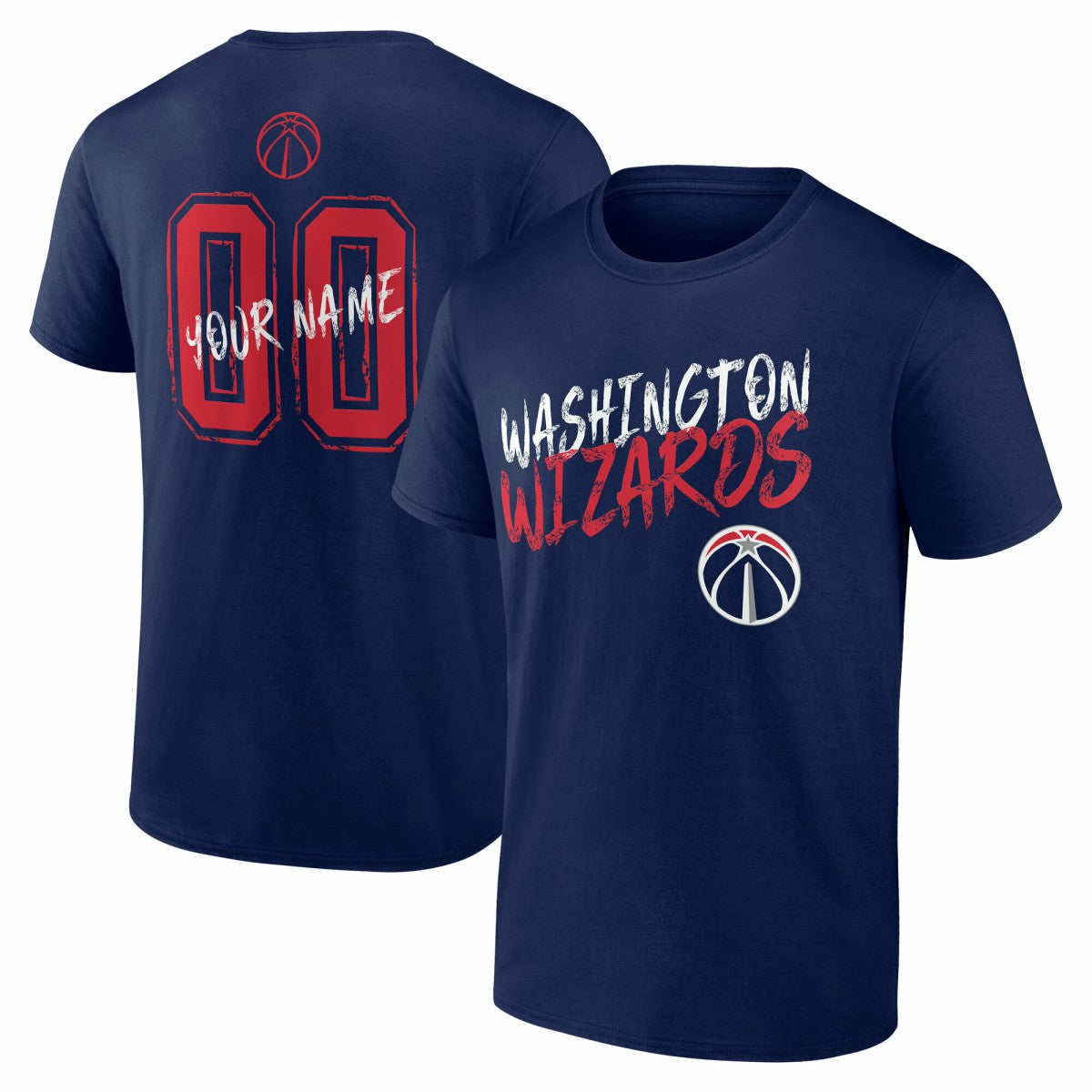 Washington Wizards Hustle Custom T-Shirt Navy