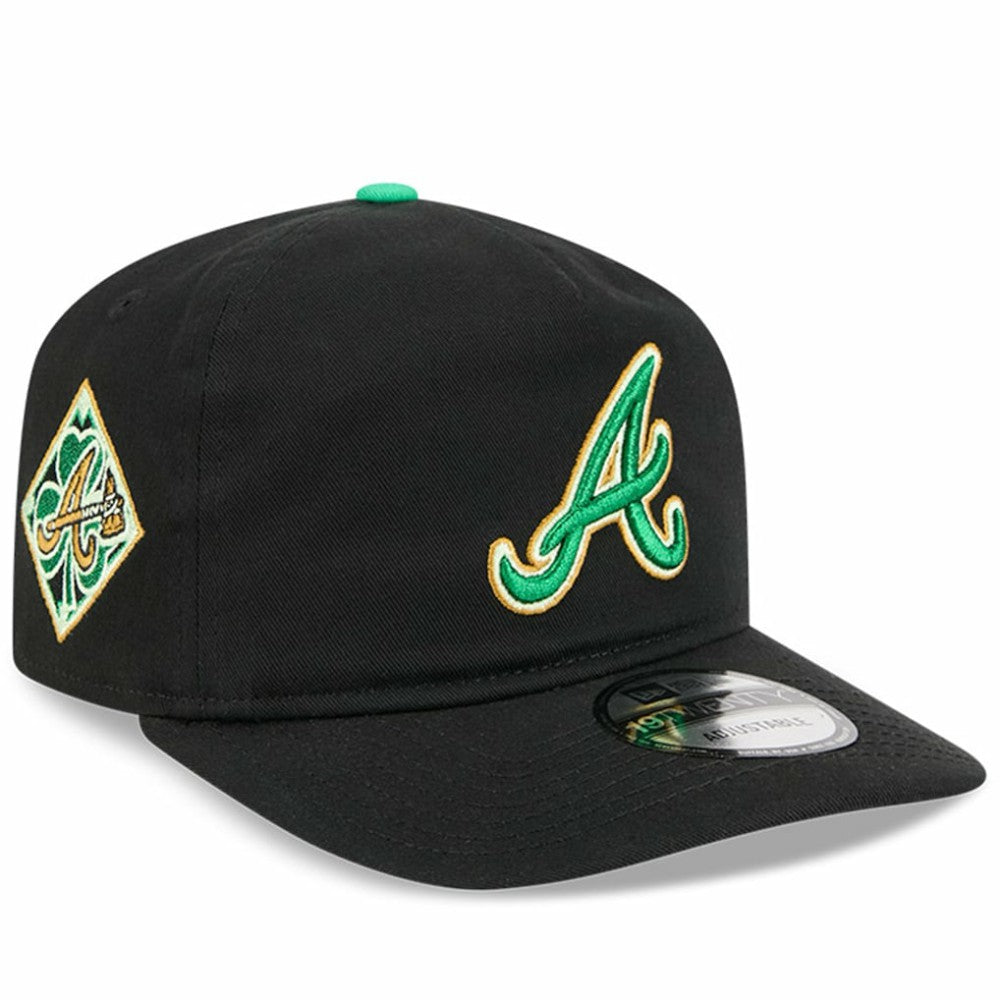Atlanta Braves New Era 2026 St. Patrick's Day 19TWENTY Adjustable Hat - Black - New Era Lifestyle