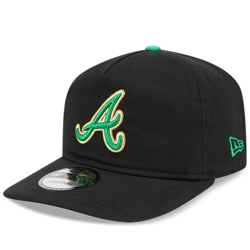 Atlanta Braves New Era 2026 St. Patrick's Day 19TWENTY Adjustable Hat - Black - New Era Lifestyle