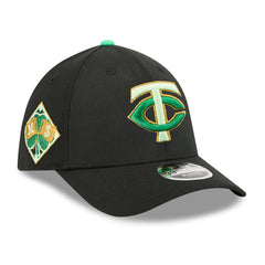 Minnesota Twins New Era 2026 St. Patrick's Day 39THIRTY Flex Hat - Black - New Era on Sale