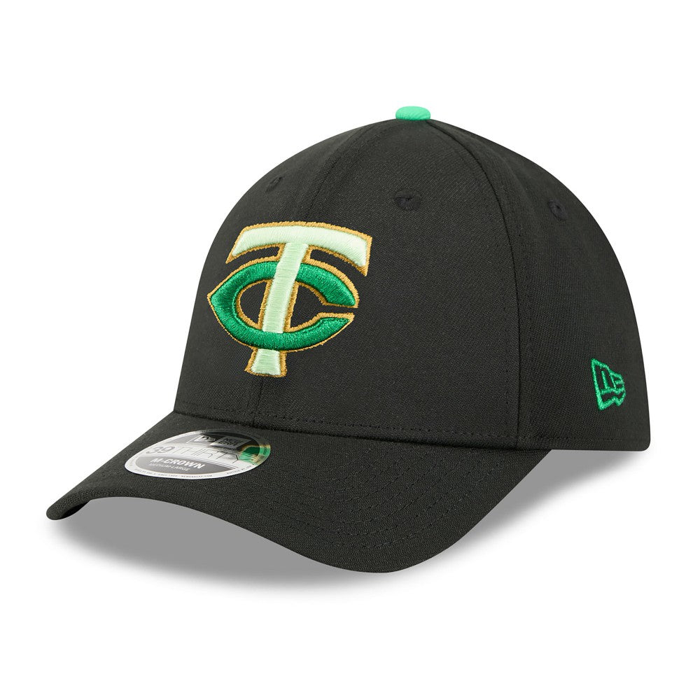 Minnesota Twins New Era 2026 St. Patrick's Day 39THIRTY Flex Hat - Black - New Era on Sale
