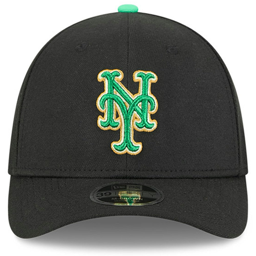New York Mets New Era 2026 St. Patrick's Day 39THIRTY Flex Hat - Black - New Era Sale