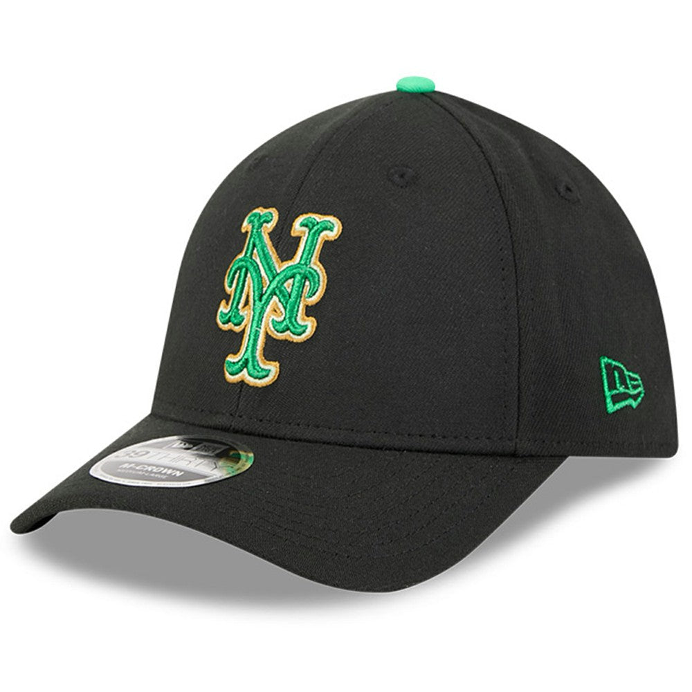New York Mets New Era 2026 St. Patrick's Day 39THIRTY Flex Hat - Black - New Era Sale