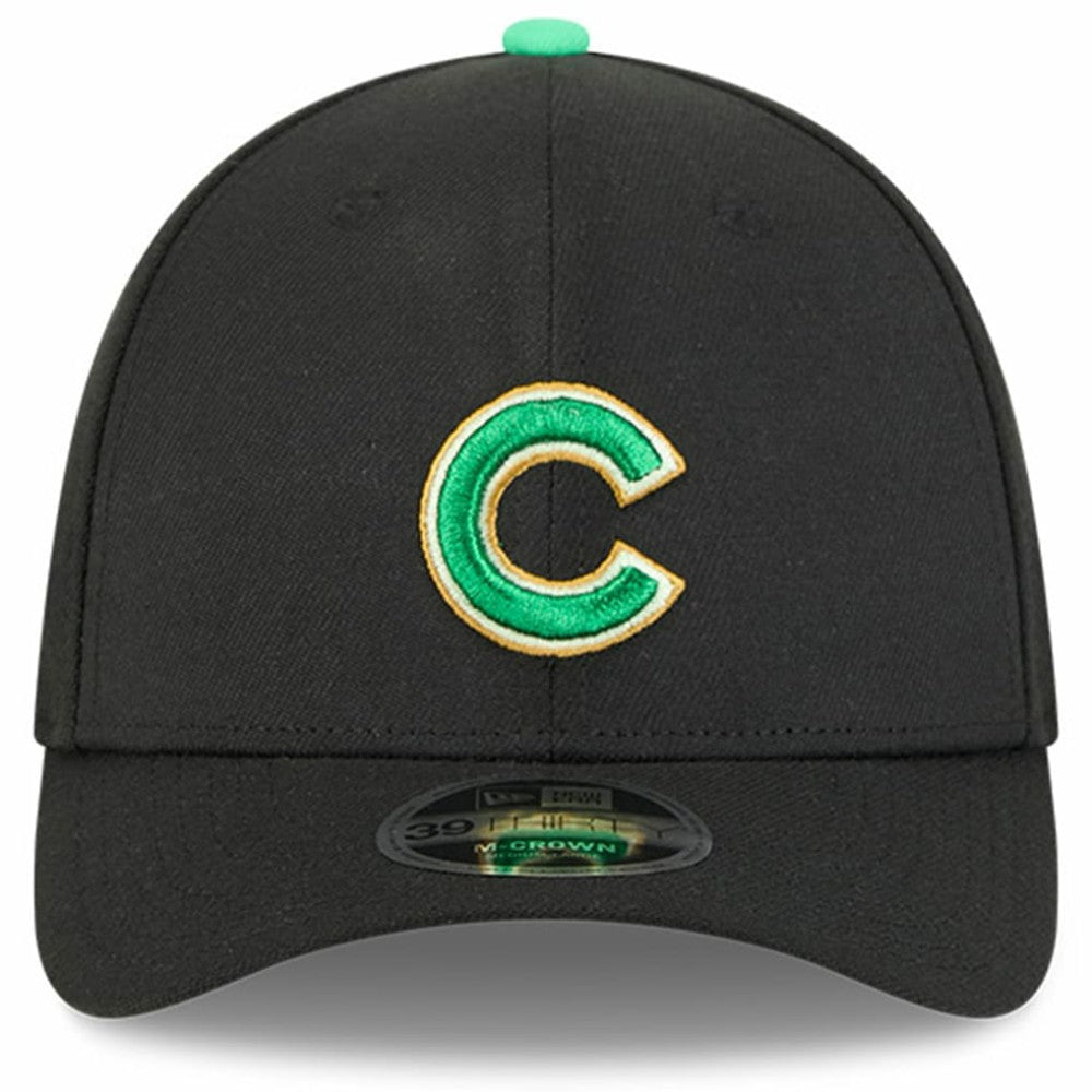 Chicago Cubs New Era 2026 St. Patrick's Day 39THIRTY Flex Hat - Black - New Era Sale
