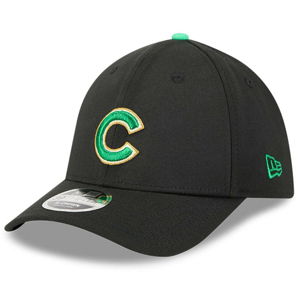 Chicago Cubs New Era 2026 St. Patrick's Day 39THIRTY Flex Hat - Black - New Era Sale