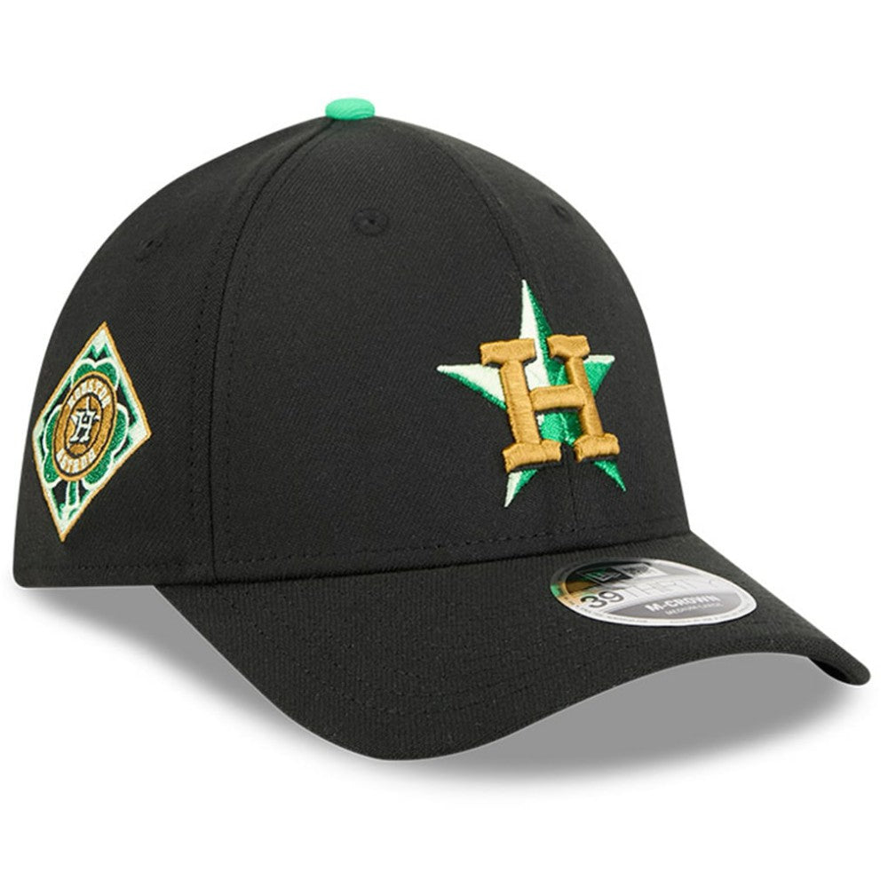 Houston Astros New Era 2026 St. Patrick's Day 39THIRTY Flex Hat - Black - New Era Lifestyle