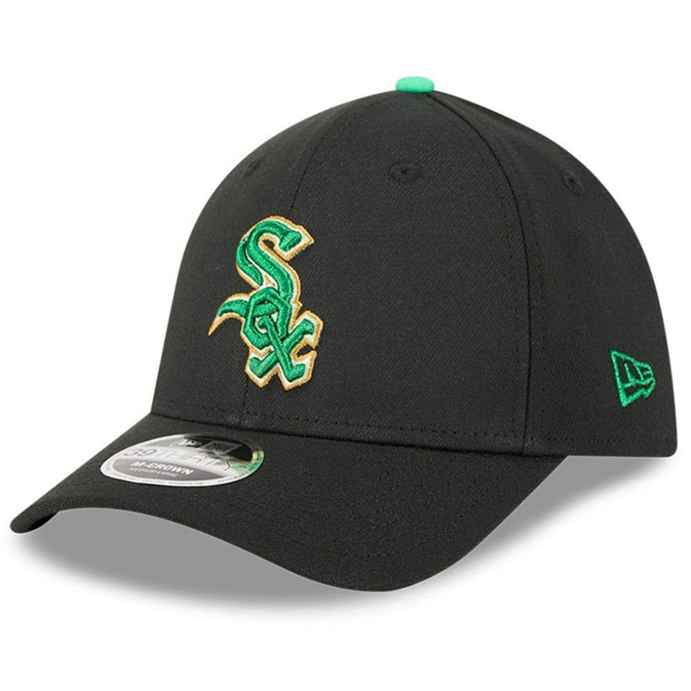 Chicago White Sox New Era 2026 St. Patrick's Day 39THIRTY Flex Hat - Black - New Era Online
