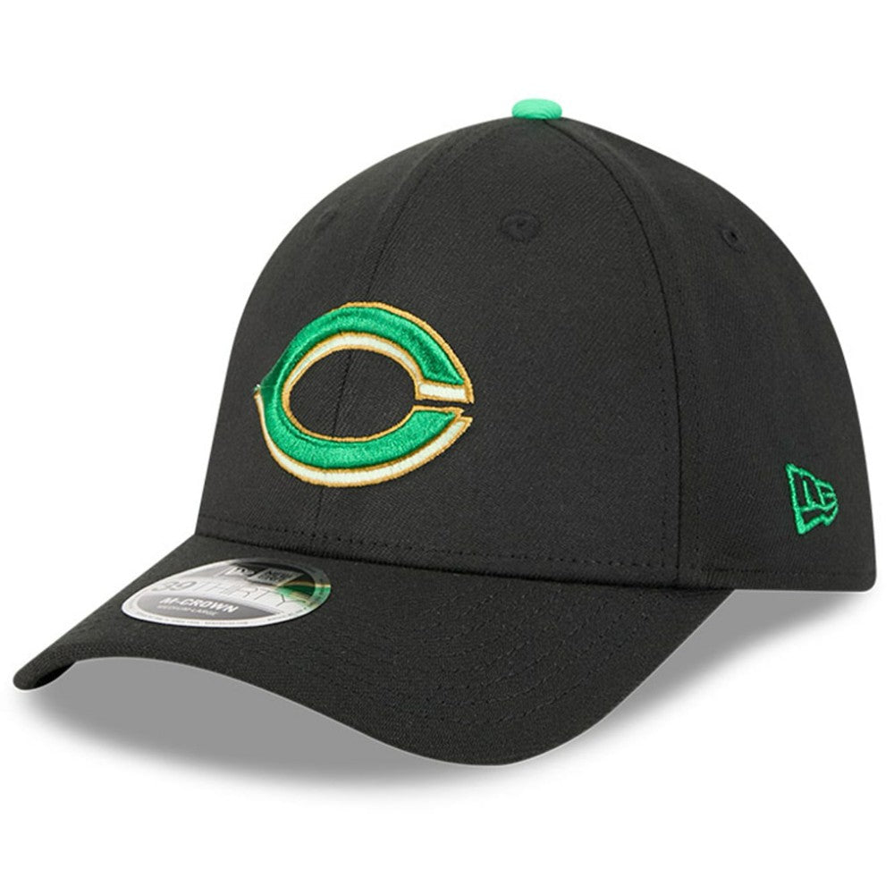 Cincinnati Reds New Era 2026 St. Patrick's Day 39THIRTY Flex Hat - Black - New Era Lifestyle