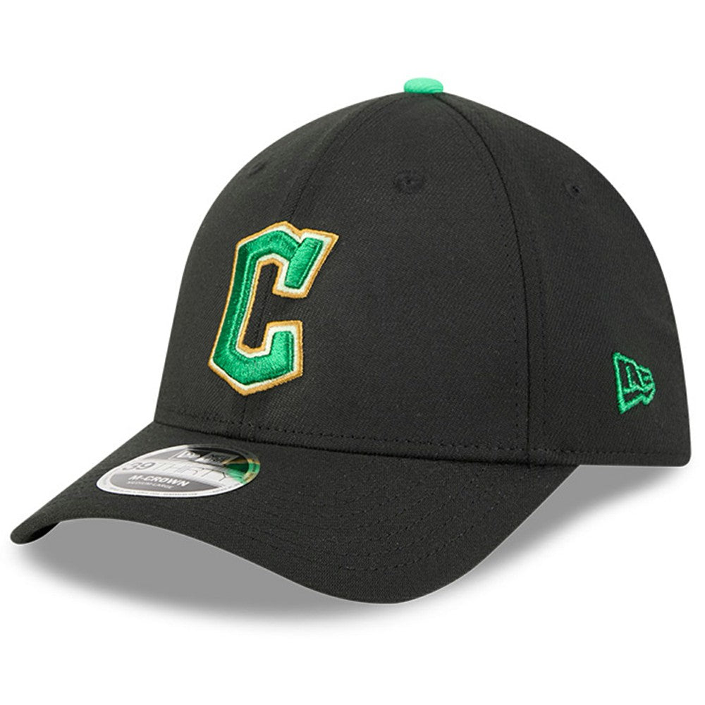 Cleveland Guardians New Era 2026 St. Patrick's Day 39THIRTY Flex Hat - Black - New Era Sale