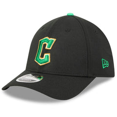 Cleveland Guardians New Era 2026 St. Patrick's Day 39THIRTY Flex Hat - Black - New Era Sale