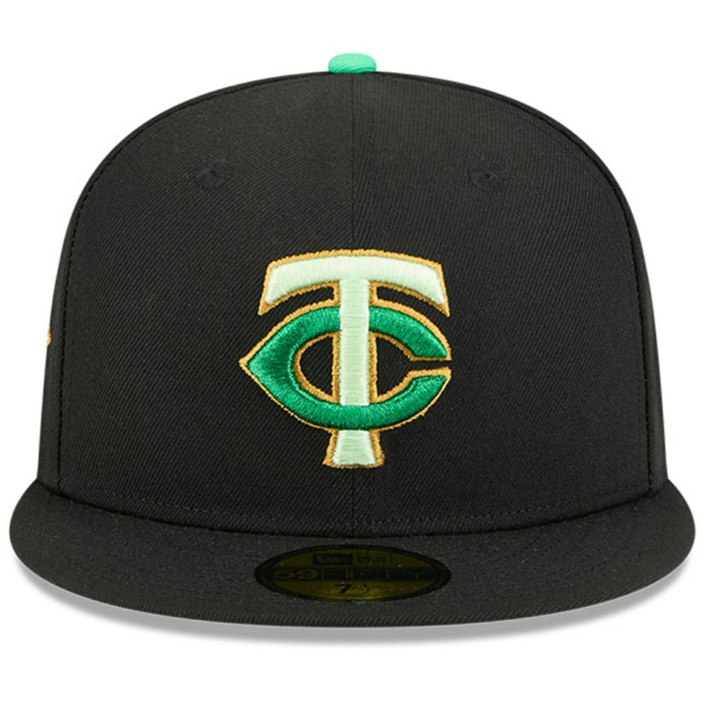 Minnesota Twins New Era 2026 St. Patrick's Day 59FIFTY Fitted Hat - Black - New Era Sale