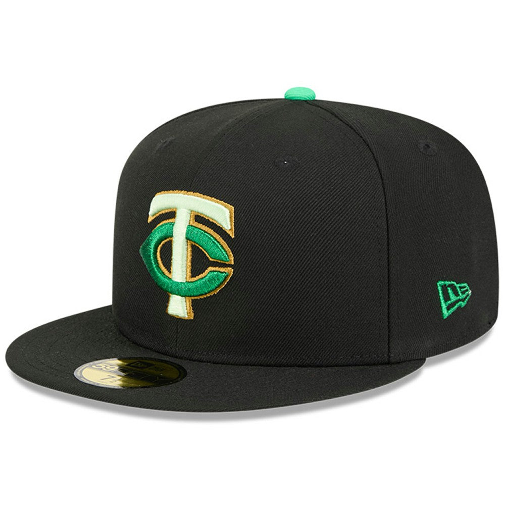 Minnesota Twins New Era 2026 St. Patrick's Day 59FIFTY Fitted Hat - Black - New Era Sale