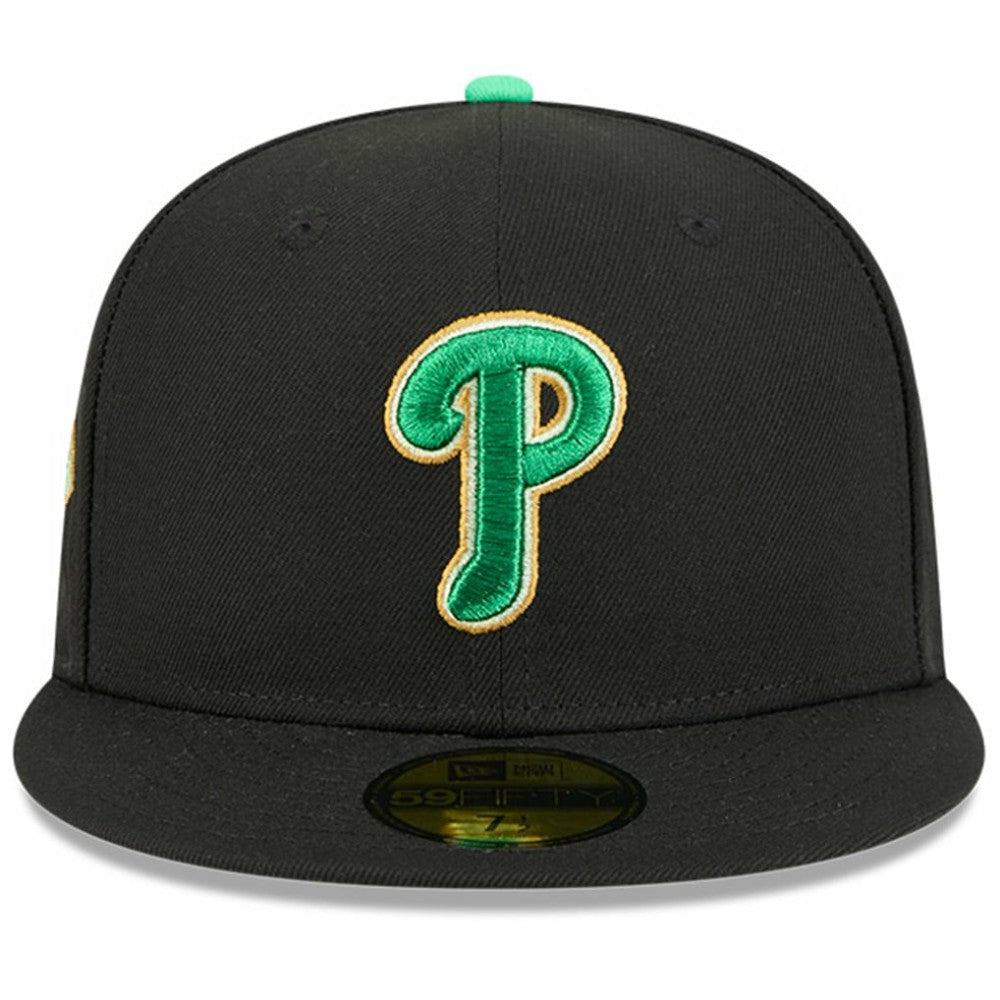 Philadelphia Phillies New Era 2026 St. Patrick's Day 59FIFTY Fitted Hat - Black - New Era on Sale